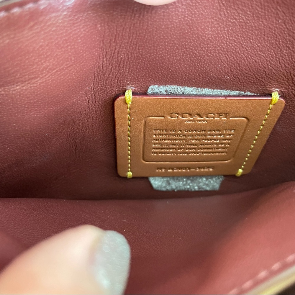 Coach Riley Top Handle 22 in Mango - Picture 15 of 15
